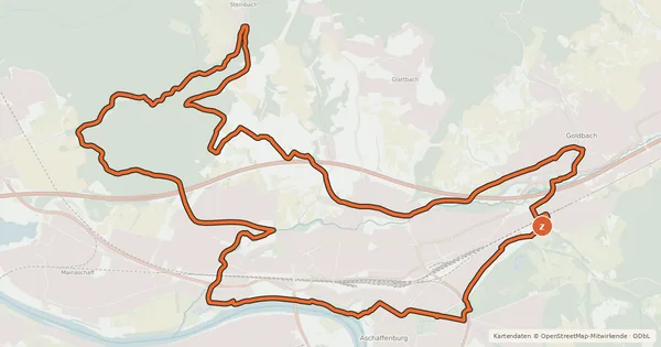 Kartenübersicht der Radroute Grüne Rad Nord