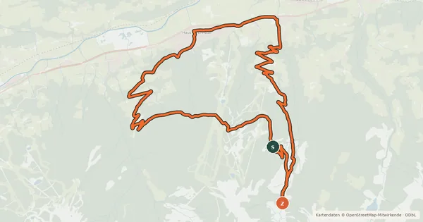 Kartenübersicht der Radroute Gumpental Runde