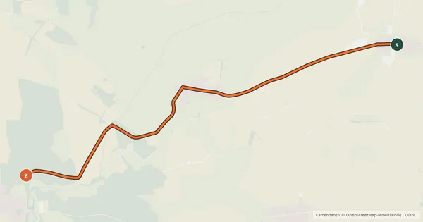 Kartenübersicht der Radroute Gumtow (05) - Plattenburg (06)