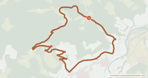 Kartenübersicht der Radroute Hacklbergrunde MTB