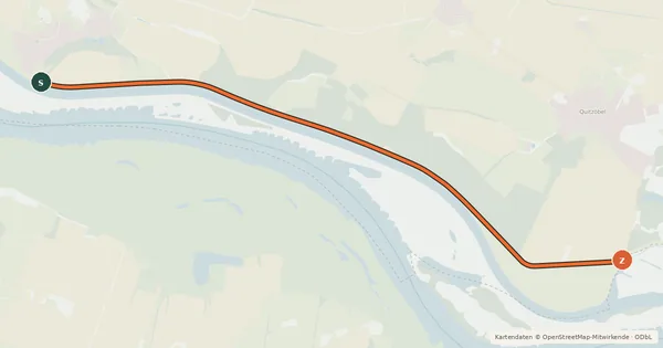 Kartenübersicht der Radroute Havelradweg