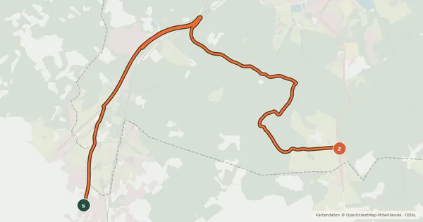 Kartenübersicht der Radroute Hergenrath B (15) - Köpfchen (37)