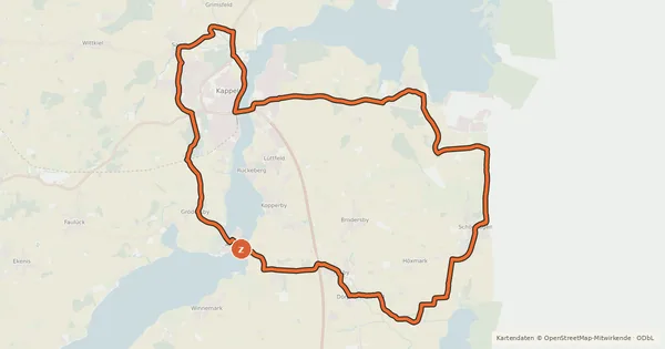 Kartenübersicht der Radroute HeringsTörn