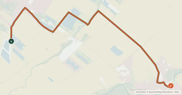 Kartenübersicht der Radroute Heurigenweg