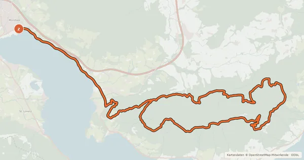 Kartenübersicht der Radroute Hochplett MTB-Runde schwer