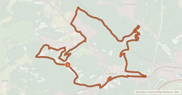 Kartenübersicht der Radroute Hohe Wand Wiese-Strecke