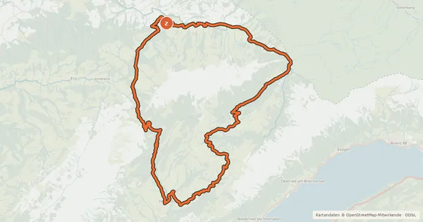 Kartenübersicht der Radroute Hohgant Bike