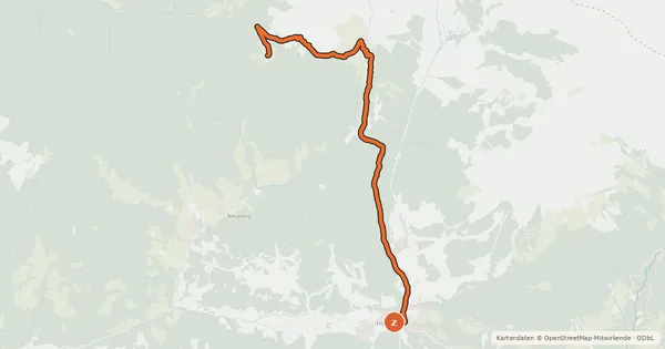 Kartenübersicht der Radroute Hütten-Rallye Filzmoos SW05