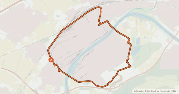 Kartenübersicht der Radroute Industriepark Höchst Radweg