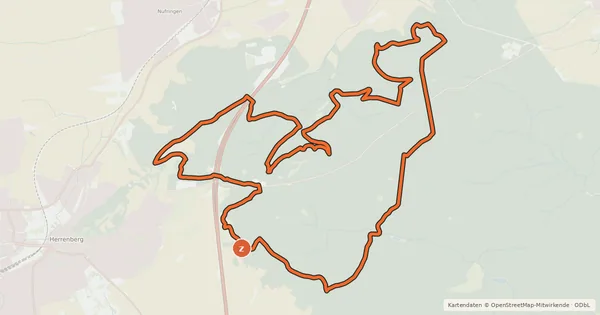 Kartenübersicht der Radroute Jägerweg Spezialtour