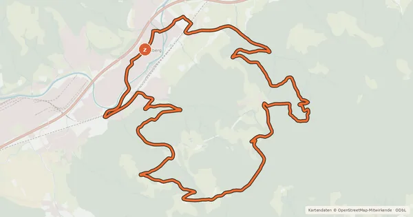 Kartenübersicht der Radroute K2 MTB-Strecke Kindberg – Suppenberg