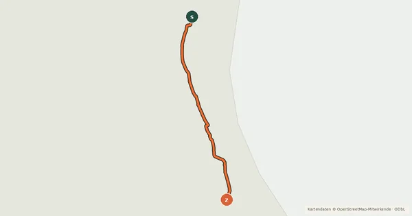 Kartenübersicht der Radroute Kaiaua - Miranda (Hauraki Rail Trail)