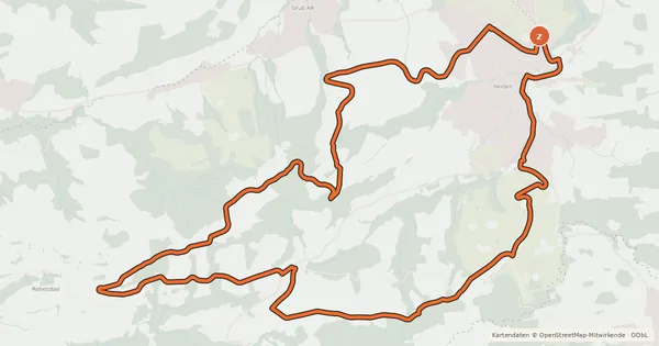 Kartenübersicht der Radroute Kaien-Route