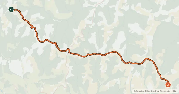 Kartenübersicht der Radroute Karnerbergradweg