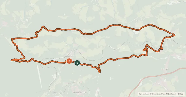 Kartenübersicht der Radroute Kienberg Strecke