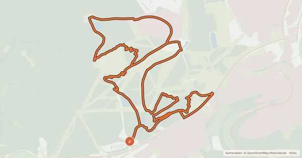 Kartenübersicht der Radroute King Uppu Loop
