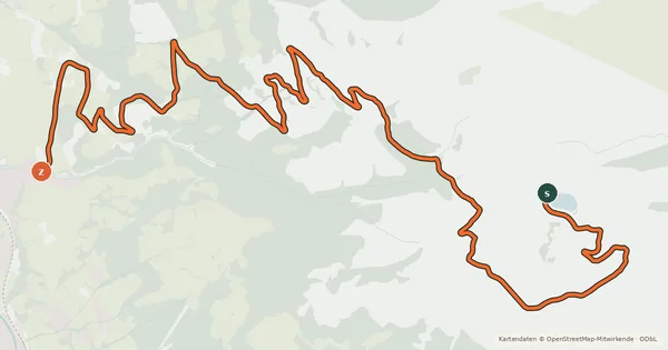 Kartenübersicht der Radroute Kitzbüheler Horn