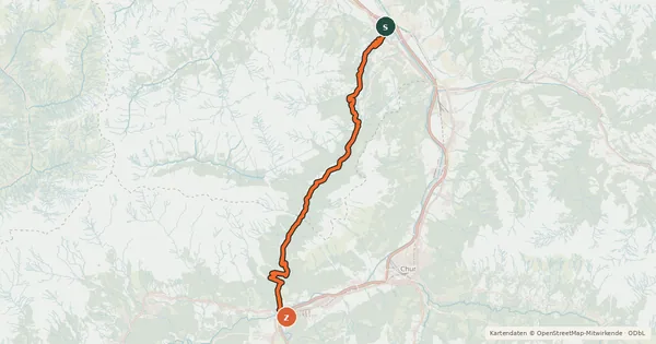 Kartenübersicht der Radroute Kunkels Bike