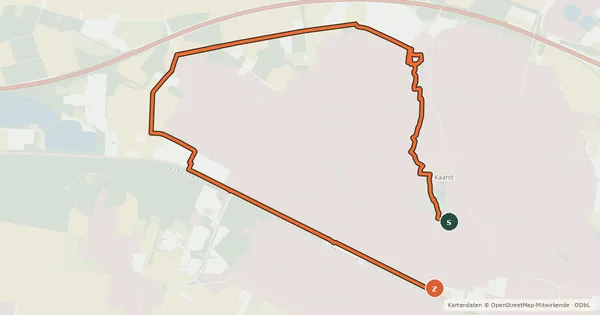 Kartenübersicht der Radroute Kunst- und Denkmalroute (Nord)