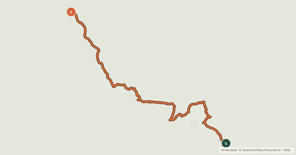 Kartenübersicht der Radroute La Flow Vélo, Excideuil - Thiviers