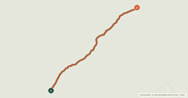 Kartenübersicht der Radroute La Grande Traversée du Volcan à Vélo, étape 3, Aurillac - Mandailles-Saint-Julien