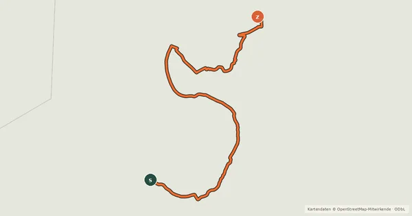 Kartenübersicht der Radroute La Vallée du Lot à vélo