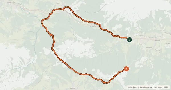 Kartenübersicht der Radroute LE 05 | Soft-Trail-Tour