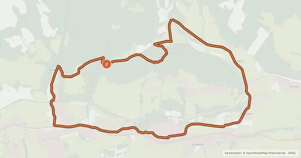 Kartenübersicht der Radroute LE 09 | Gunzi Trail