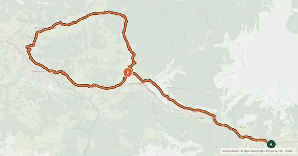 Kartenübersicht der Radroute LE 11 | Buchensteinwand Runde