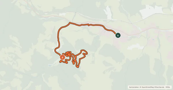 Kartenübersicht der Radroute LE 13 | Schwarzleo-Trail-Tour
