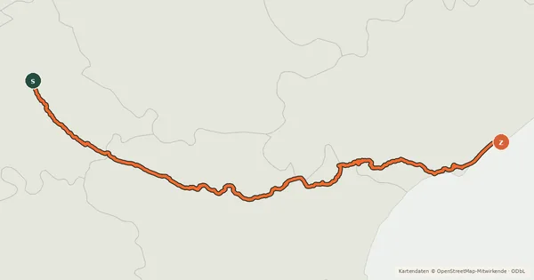 Kartenübersicht der Radroute Le Canal du Midi à vélo