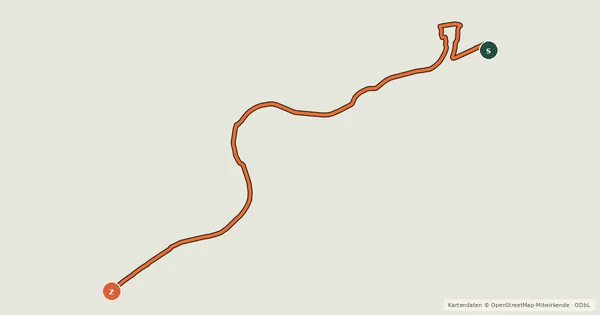 Kartenübersicht der Radroute Le Chemin de la Moselle - Kœnigsmacker - Thionville via rive gauche Moselle