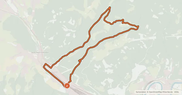 Kartenübersicht der Radroute LN07a - Tollinggraben MTB