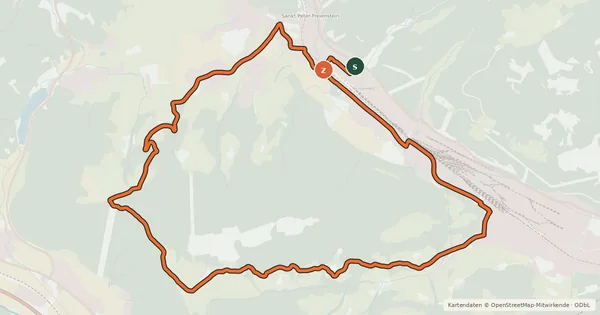 Kartenübersicht der Radroute LN09a - Niederung - Tal