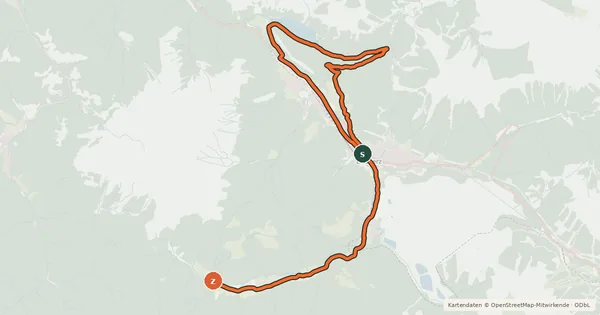 Kartenübersicht der Radroute LN11 - Eisenerzer Ramsau