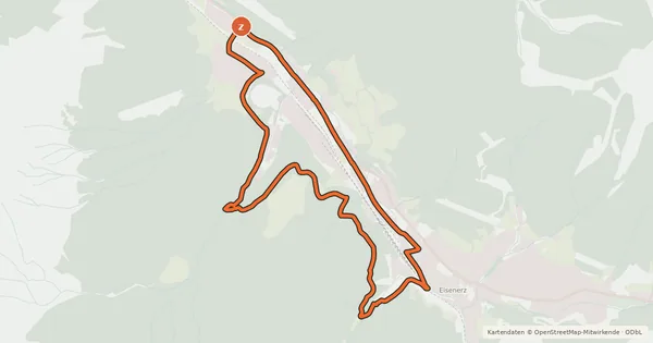 Kartenübersicht der Radroute LN13 - MTB Panorama
