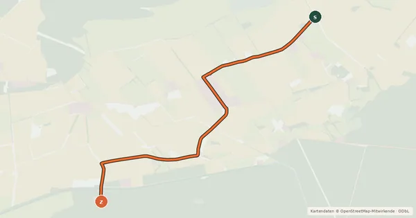 Kartenübersicht der Radroute Löwenberger Land (18) - Kremmen (38)