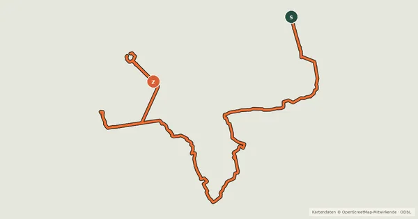 Kartenübersicht der Radroute Loire à Vélo 5f - via Cheverny