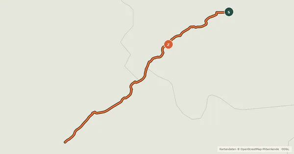 Kartenübersicht der Radroute Loire à Vélo 6