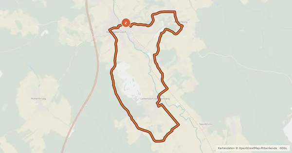 Kartenübersicht der Radroute Lucullus-Tour