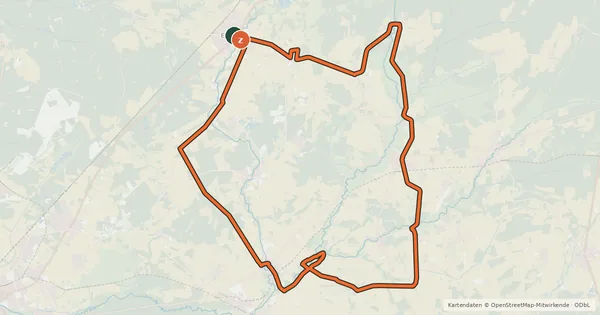 Kartenübersicht der Radroute Magische Orte Eschede/Lachendorf