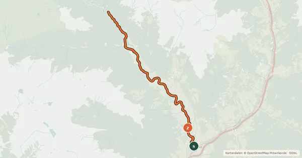 Kartenübersicht der Radroute Maltaweg