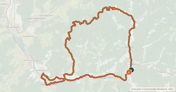 Kartenübersicht der Radroute MareileTour