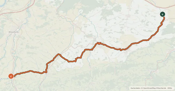 Kartenübersicht der Radroute Melker Alpenvorland - Radroute