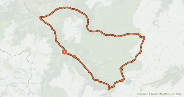 Kartenübersicht der Radroute Montafon Tour