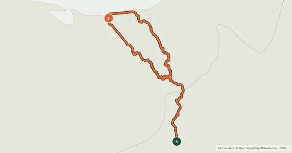 Kartenübersicht der Radroute Motu Trails