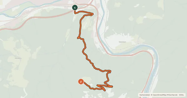 Kartenübersicht der Radroute Mountainbike Strecke 3
