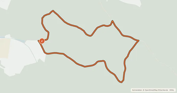 Kartenübersicht der Radroute Mountainbike-Strecke M2