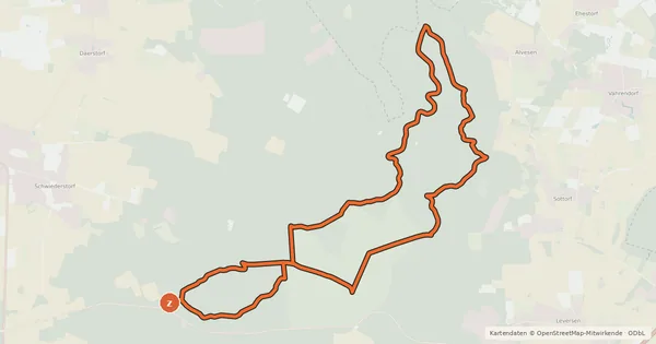 Kartenübersicht der Radroute Mountainbike-Tour M1 Rosengarten