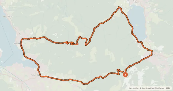Kartenübersicht der Radroute MTB Alpbachtal Rundtour